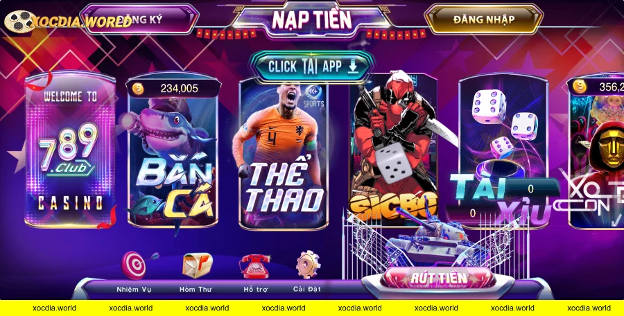 Đặc điểm nổi bật của xóc đĩa 789Club