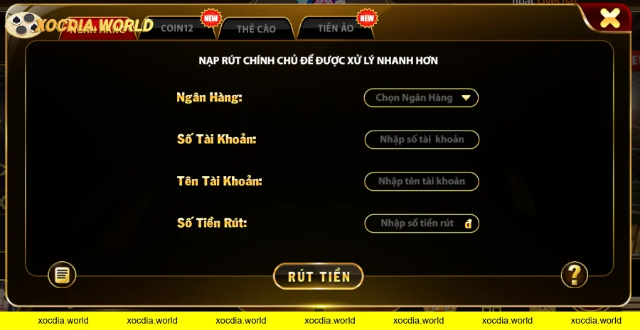 Các phương thức giao dịch tại X8club