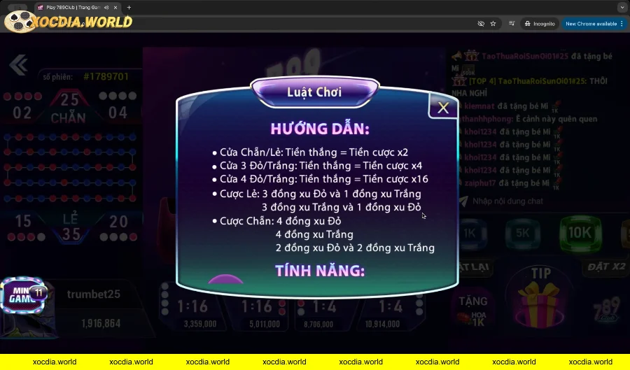 Hướng dẫn luật chơi xóc đĩa trực tuyến chi tiết