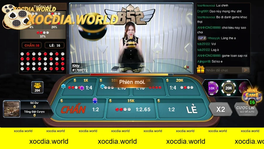 Phiên Bản xóc đĩa live tại TOP88