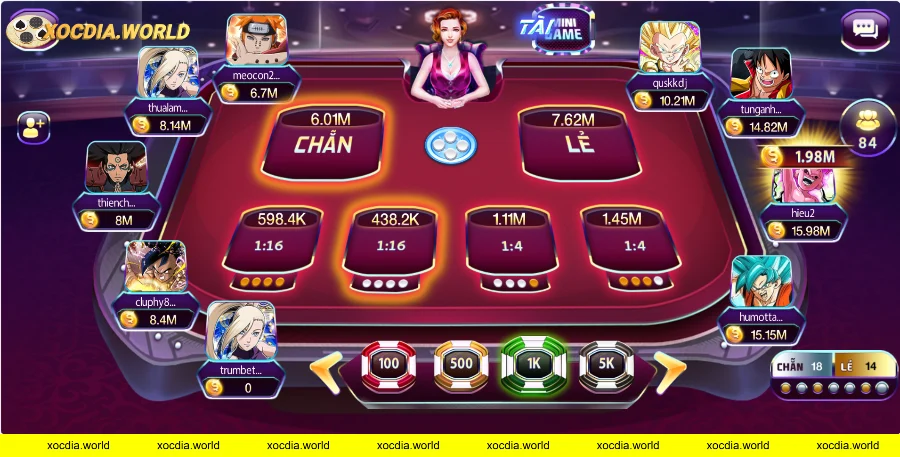 Phiên Bản xóc đĩa livestream tại 789Club