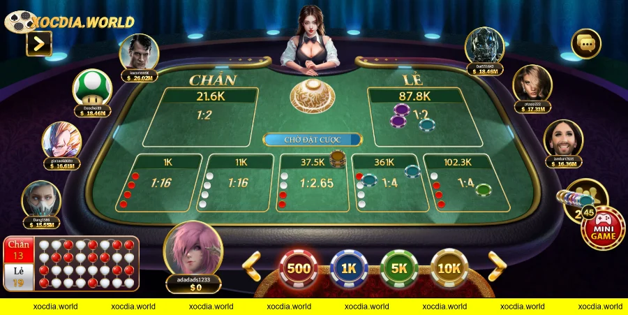 Phiên Bản xóc đĩa thường tại Hi88